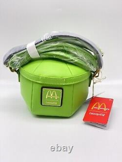 NWT Loungefly McDonald'sT Halloween McGoblinT Witch Happy MealT GITD Crossbody