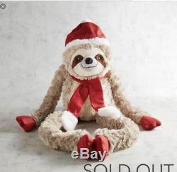 NWT Scully the Sloth Stuffed Plush Animal by Pier 1 Sold Out One Christmas
