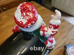 Neiman Marcus Rare Santa Claus Xmas Cookie Jar Ceramic Large No95 13x11x8 Vtg