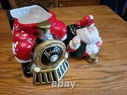 Neiman Marcus Rare Santa Claus Xmas Cookie Jar Ceramic Large No95 13x11x8 Vtg