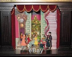 New 2010 Mr Christmas Nutcracker Suite Wooden Music Box 4 Scenes 8 Songs Ballet