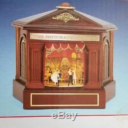 New 2010 Mr Christmas Nutcracker Suite Wooden Music Box 4 Scenes 8 Songs Ballet