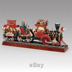 New 2018 Mr. Christmas Santa's Express Animated Train LED 20 Songs Real Smoke