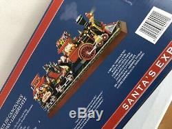 New 2018 Mr. Christmas Santa's Express Animated Train LED 20 Songs Real Smoke