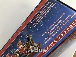 New 2018 Mr. Christmas Santa's Express Animated Train LED 20 Songs Real Smoke