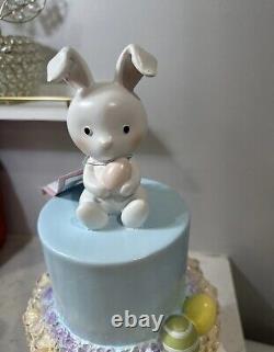 New 2024 Cupcakes and Cashmere Pastel Spring Easter Bunny Pedestal