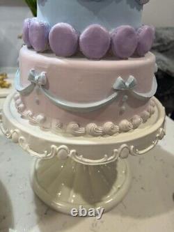 New 2024 Cupcakes and Cashmere Pastel Spring Easter Eggs/Bows/Macaroon Pedestal