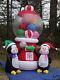 New 6' Christmas Gumball Machine Animated Withblinking Lights Airblown Inflatable
