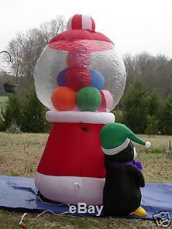 New 6' Christmas Gumball Machine animated withBlinking Lights Airblown Inflatable