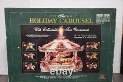 New Bright Holiday Carousel with lights sound and motion, large Merry go Round