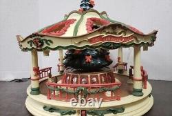 New Bright Holiday Carousel with lights sound and motion, large Merry go Round