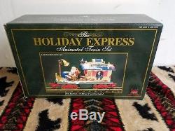 New Bright Holiday Express Train #384 Lot of 4 Train Cars