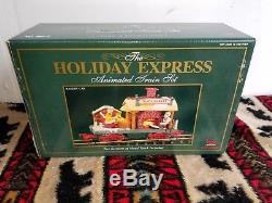 New Bright Holiday Express Train #384 Lot of 4 Train Cars