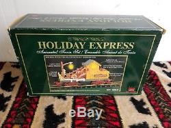 New Bright Holiday Express Train #384 Lot of 4 Train Cars