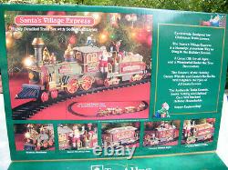 New Bright Santa's Village Express Battery Christmas Train Set 280 in Box Tested