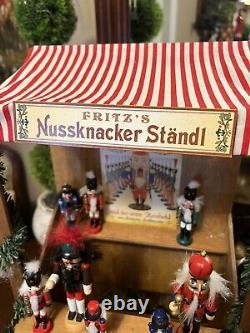 New Byers Choice Nutcracker Vendor Stall Stand