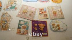New Cherished Teddies Lot of 86 Plus Extras Stand Pins Over 100