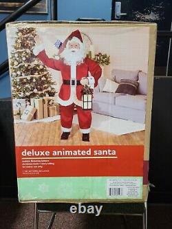 New Deluxe Animated 60 5' Singing Story Telling Santa Claus Life Size Lighted