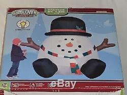 New Gemmy Christmas Airblown Inflatable Snowman/ Snowball Inflatable- Rare