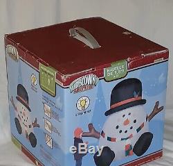 New Gemmy Christmas Airblown Inflatable Snowman/ Snowball Inflatable- Rare