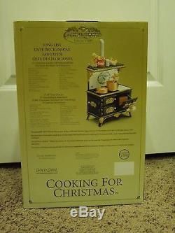 New Gold Label Collection Bear Cooking for Christmas Music Box with Fragrances