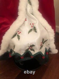 New Katherine's Collection Snow Day Mr. & Mrs. Santa Claus 32 Doll SET