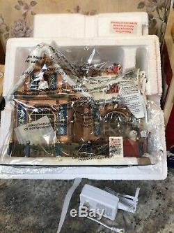 New Lemax'Twas The Night Before Christmas Santa Sleigh Reindeer Sights Sounds