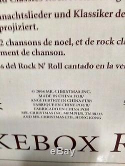 New Mr. CHRISTMAS Gold Label JUKEBOX ROCK Musical, 12 Songs, Animated