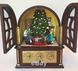 New Mr. Christmas Animated Retro Music Radio Real Jukebox Am Fm 50-60s Songs Box