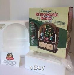 New Mr. Christmas Animated Retro Music Radio Real Jukebox Am Fm 50-60s Songs Box