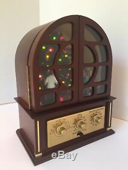 New Mr. Christmas Animated Retro Music Radio Real Jukebox Am Fm 50-60s Songs Box