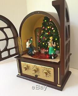 New Mr. Christmas Animated Retro Music Radio Real Jukebox Am Fm 50-60s Songs Box