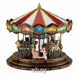 New Mr. Christmas Royal Marquee Deluxe Grand Carousel 40 Songs