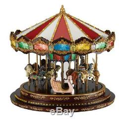 New NIB Mr. Christmas Marquee Deluxe Carousel Musical Animated 40 Songs 16