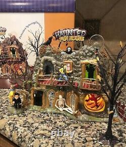 NewithDept 56 Halloween Haunted Fun House SetSnow Village Collection 2002Rare