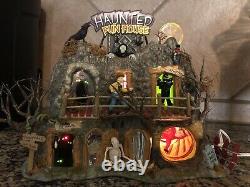 NewithDept 56 Halloween Haunted Fun House SetSnow Village Collection 2002Rare