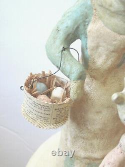 Nicole Sayre Spring Bunny Music Box (your Easter Bonnet) Folk Art