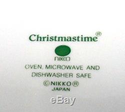 Nikko China Christmastime Pattern Service for 12 withServing Pieces & Extras