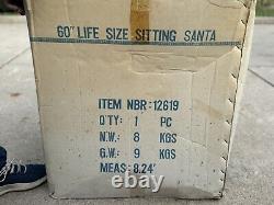 North Pole Productions Lifesize Animated Santa 1995 Same Day Shipping