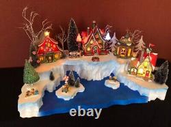 North Pole Shore Display Platform For Dept 56 Villages, New, Free Shipping