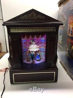 Nutcracker Theater Mr Christmas GOLD LABEL COLLECTION Animated Ballet Music Box