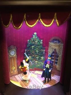 Nutcracker Theater Mr Christmas GOLD LABEL COLLECTION Animated Ballet Music Box