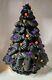 Ooak Halloween Ceramic Tree Haunted Black Lighted Christmas Handmade Pumpkin See