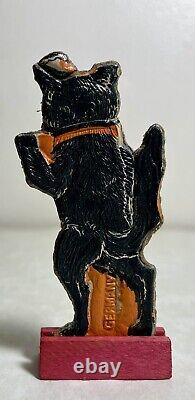 Old Vintage Antique Halloween German Skittle Game Black Cat Germany 1920s