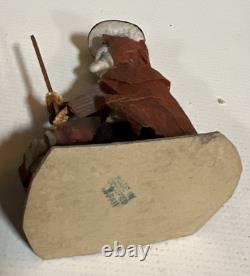 Old Vintage Halloween Witch with Composition Face Candy Container Occupied Japan Old Vintage Halloween Witch with Composition Face Candy Container Occupied Japan