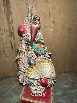 Old Vintage Musical Decorative Fancy Christmas Tree