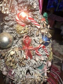 Old Vintage Musical Decorative Fancy Christmas Tree