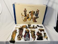 Old Vtg Retired Department 56 RENAISSANCE Complete Nativity Set of 12 WithBox