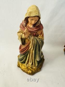 Old Vtg Retired Department 56 RENAISSANCE Complete Nativity Set of 12 WithBox