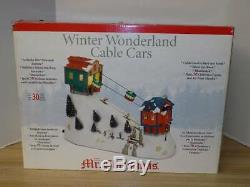 Older Mr. Christmas Winter Wonderland Cable Car